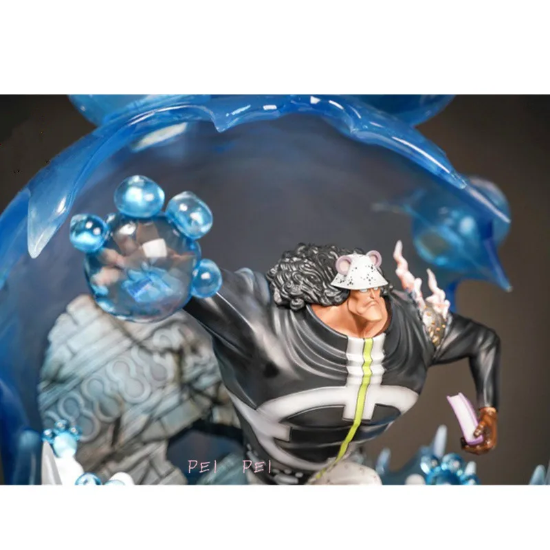 Anime ONE PIECE King seven-armed sea Bartholemew Kuma Paw-Paw Fruit Full-Length Portrait Gk statue Action Figure Toy p1698