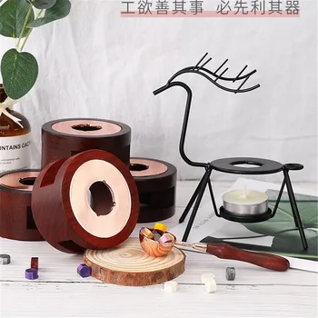 

Deer Shape Retro Wax Seal Stamp Metal Stick Sealing Wax Furnace Stove Warmer Wax Sticks Melting Glue Furnace/Spoon Tool