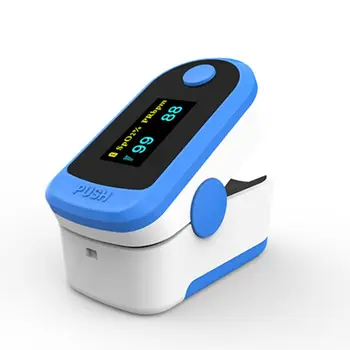 

Mini Protable Finger Clip Pulse Oximeter Heart Rate Blood Oxygen Saturation SpO2 Monitor Family Aerobic Exercise Tracker