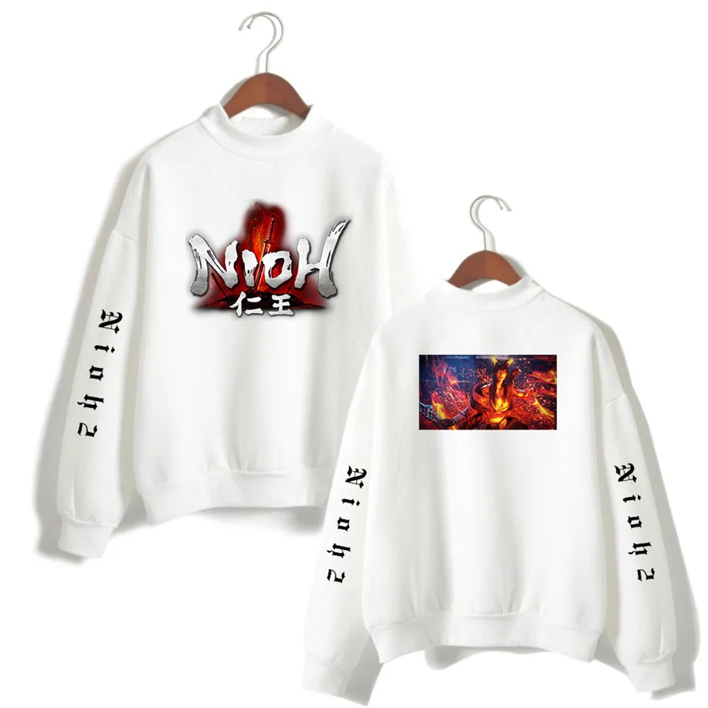 Pullover Nioh Dolcevita Giapponese Moda Donna Felpe Casual Allentato Cartoon Pullover Streetwear