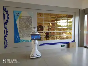 شراءتخصيص المحلية أو سحابة مكتبة حوارات معرض النادل الذكية الروبوت استقبال الروبوت صوت الروبوت