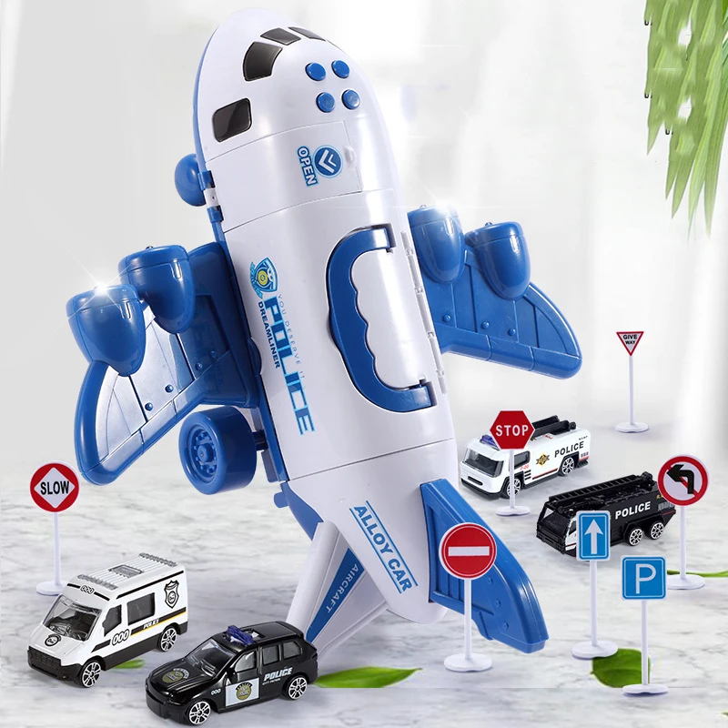 

Ircraft Simulation Track Inertia Toy Airplane With Lights Music Large Size Passenger Plane Kids Airliner Toy Car Gifts CT0218