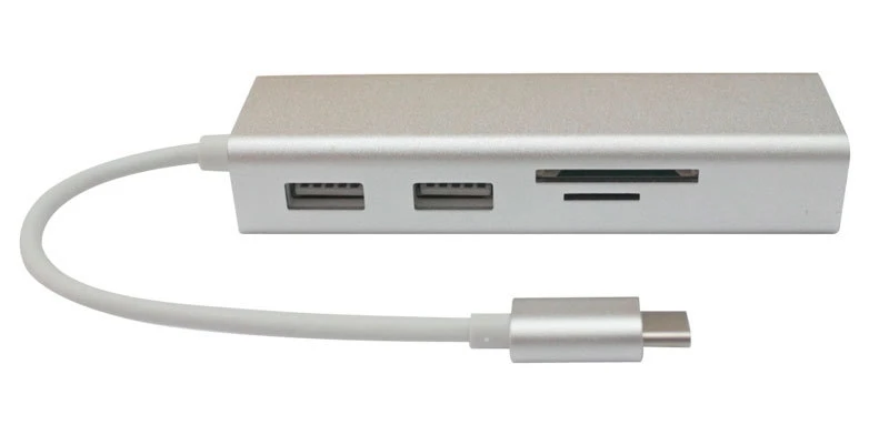 Type-C гигабитный кард-ридер концентратор usb3.1 type c концентратор Многофункциональный проводной конвертер