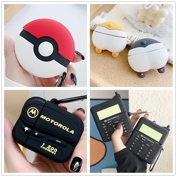 

For Airpods Pro 3D Cartoon Protective Cover Bluetooth Earphone Silicone Cases For Airpods Pro Case Cute Air pods 3 Cover