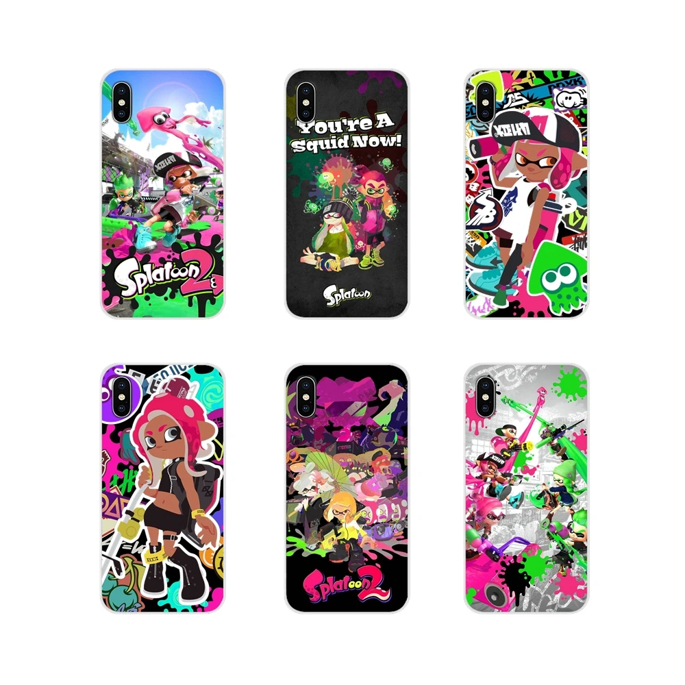 For ZTE Blade A5 2019 V6 V7 V8 Lite V9 V10 A 452 510 512 520 530 602 610 910 Silicone Case Cover colorful art cartoon Splatoon 2 | Мобильные