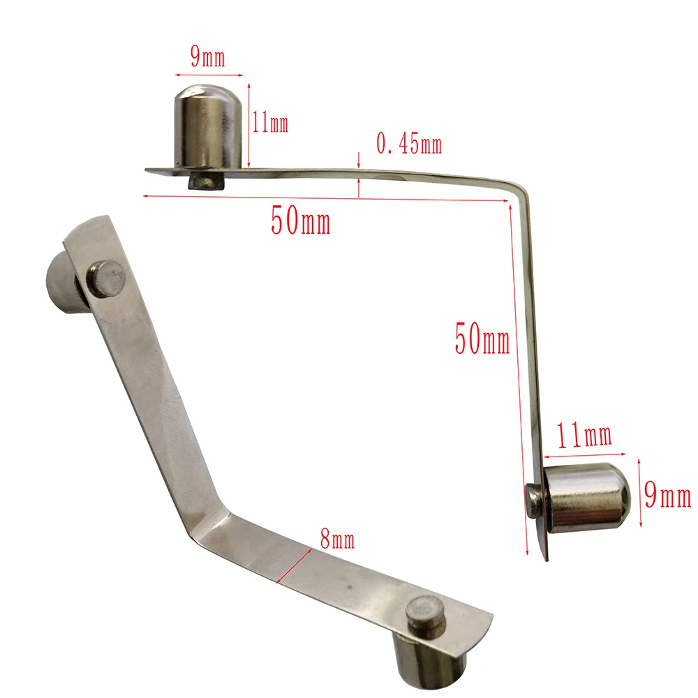9mm x 11mm 50 шт. Диаметр 5,4/6/8/9 мм двойной однотонные весенние кнопки оснастки зажимы весло для байдарки оснастки пружинный зажим для тента зажимы для тента - Цвет: 9mm x 11mm