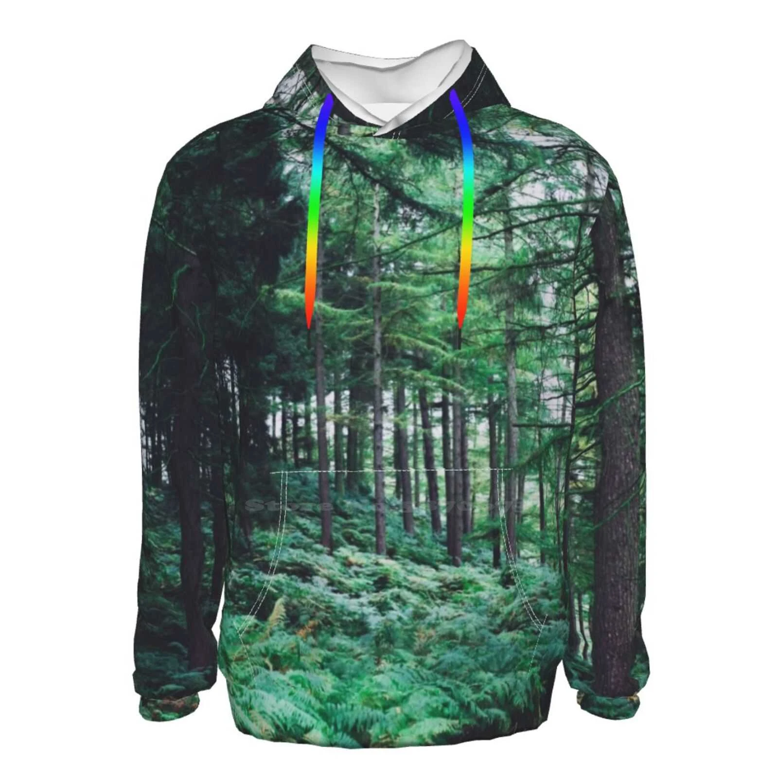 Lost inside Myself sudaderas con capucha de manga para hombre, abrigos holgados con estampado, talla grande, color verde, tropical, árbol, bosque, aventura, Go Places|Sudaderas con capucha y sudaderas| - AliExpress