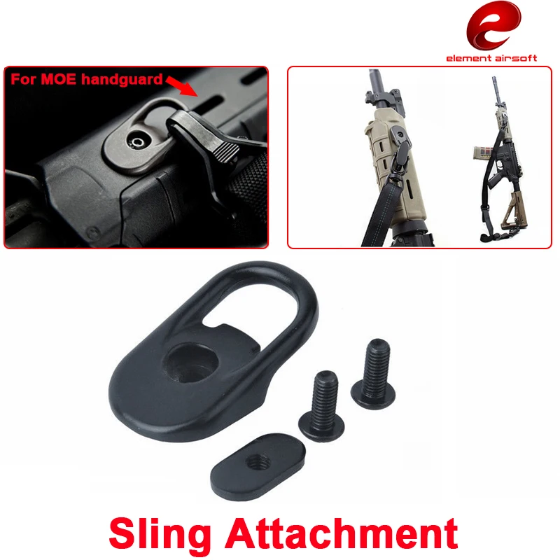 

Element Airsoft Aluminum Sling Attachment point clip-in systems For M handguard Hunting Sling Accessories