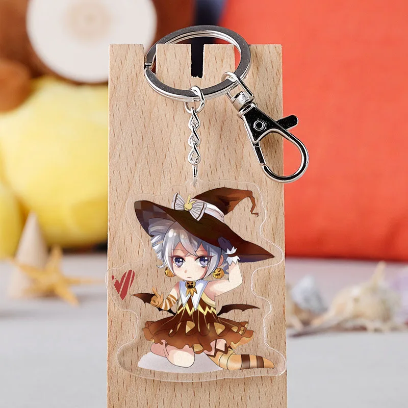 

Honkai Impact 3 Anime Keychain Cartoon Figure Acrylic Pendent Key Ring