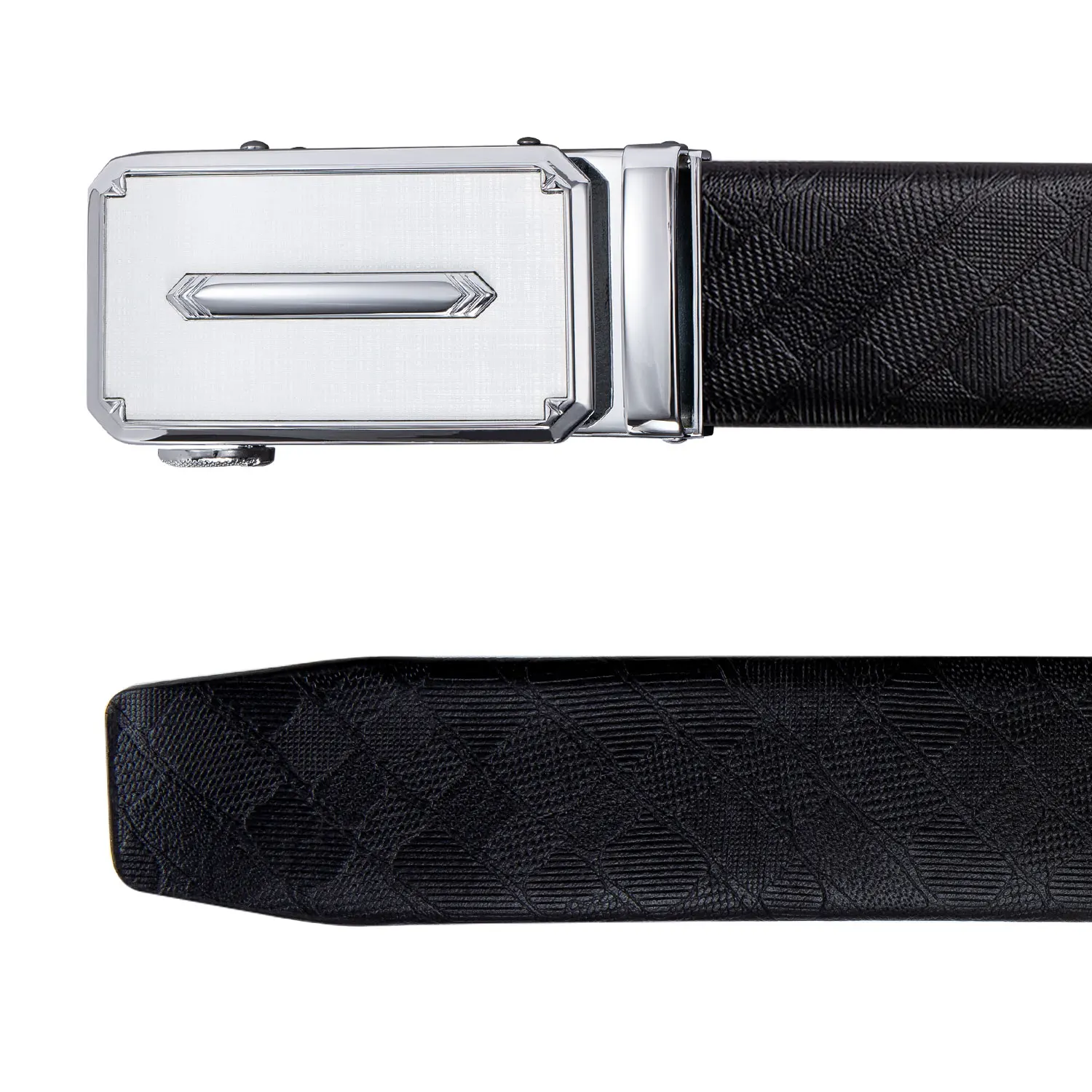 DK-2122 Hi-Tie из натуральной кожи мужские ремни автоматическая серебряная пряжка модные дизайнерские Уникальные Ремни для мужчин пояс кожаный ремешок