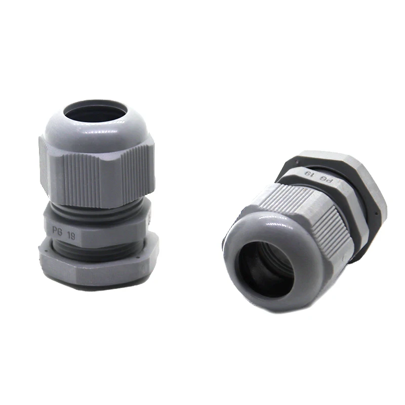 Cable gland 10pcs waterproof nylon IP68 plastic seal joint waterproof box outlet locking connector PG7 PG9 PG11 PG16