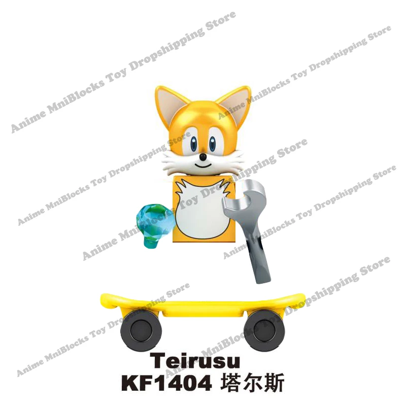 KF6123 SINGLE SALE Movie Sonic Building Blocks anime Bricks Amy Rose Ray Storm Shadow mini Dolls Action Figure Assembly Toy gift