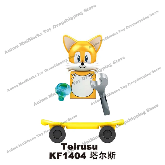 KF6123 SINGLE SALE Movie Sonic Building Blocks anime Bricks Amy Rose Ray Storm Shadow mini Dolls Action Figure Assembly Toy gift Red
