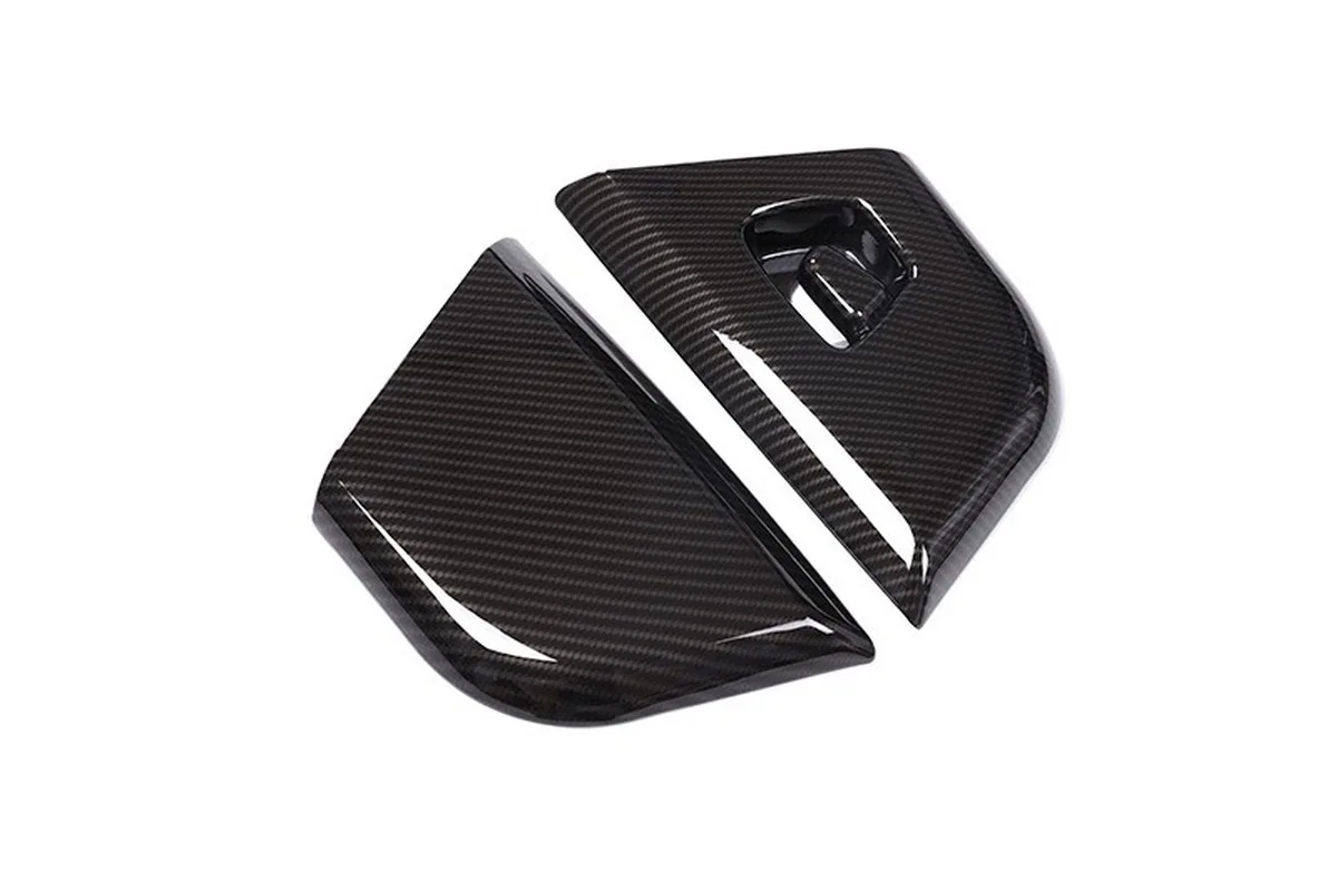 

2pcs ABS Chrome Center Console Decoration Panel Cover Trim For Land Rover Discovery Sport 2015-2018 Car-styling