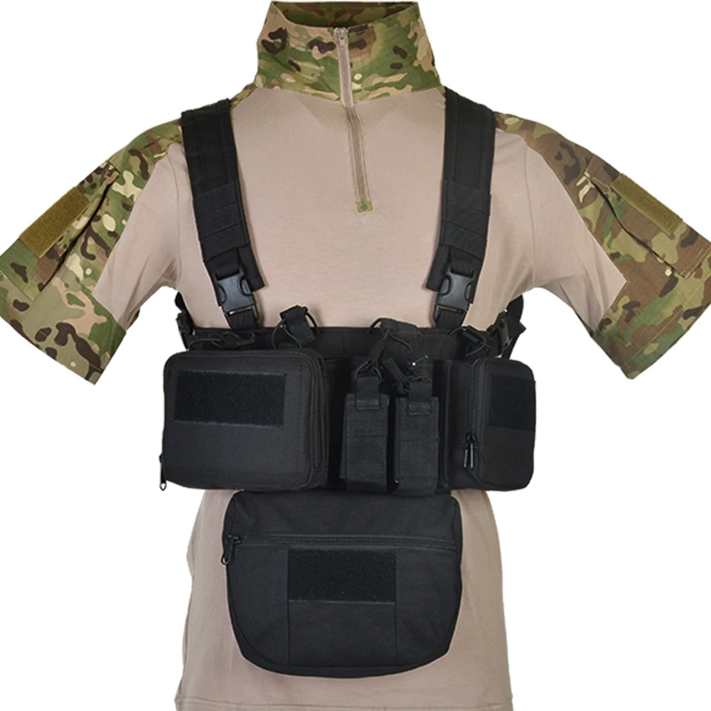 Tactical Hharness Chest Rig Vest Army Pack Magazine Down Hanger