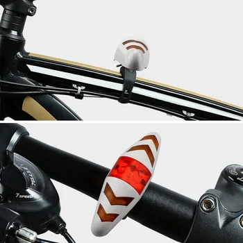 

Bicycle USB LED Indicator Rear Tail Light Bike Turn Signal Light with Wireless Remote ZJ55