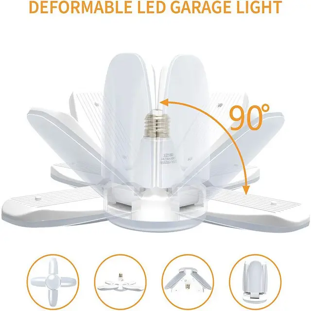 다목적용 고출력 LED 접이식 전구