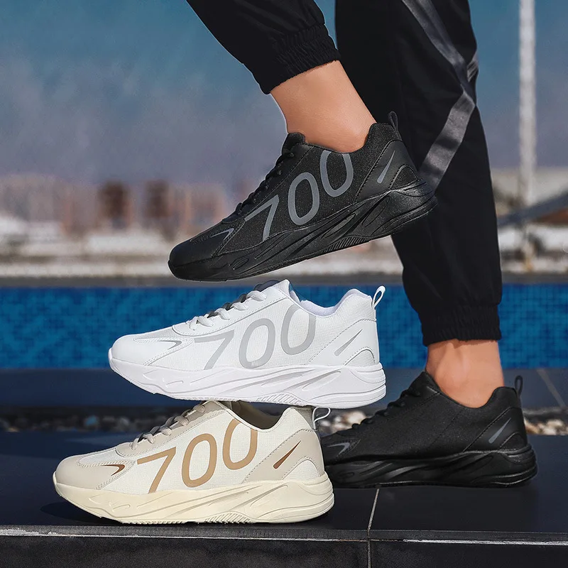 

Men's Retro Fashion Students Sports Fashion Shoe INS Dad Shoes 2019 Summer Running Sports Coconut Shoes 700