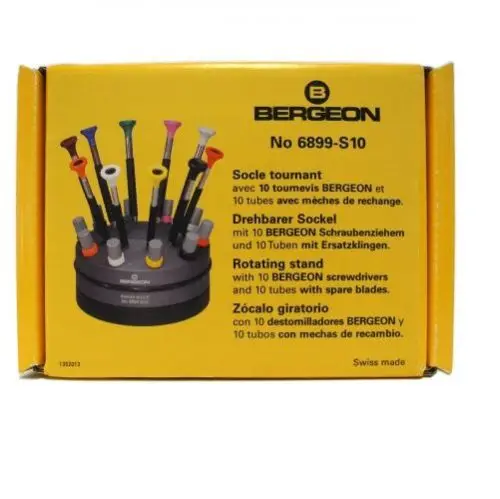 BERGEON 6899-S10 часовые аппараты эргономичная отвертка 10 шт набор-HS6899-S10 | Наручные часы