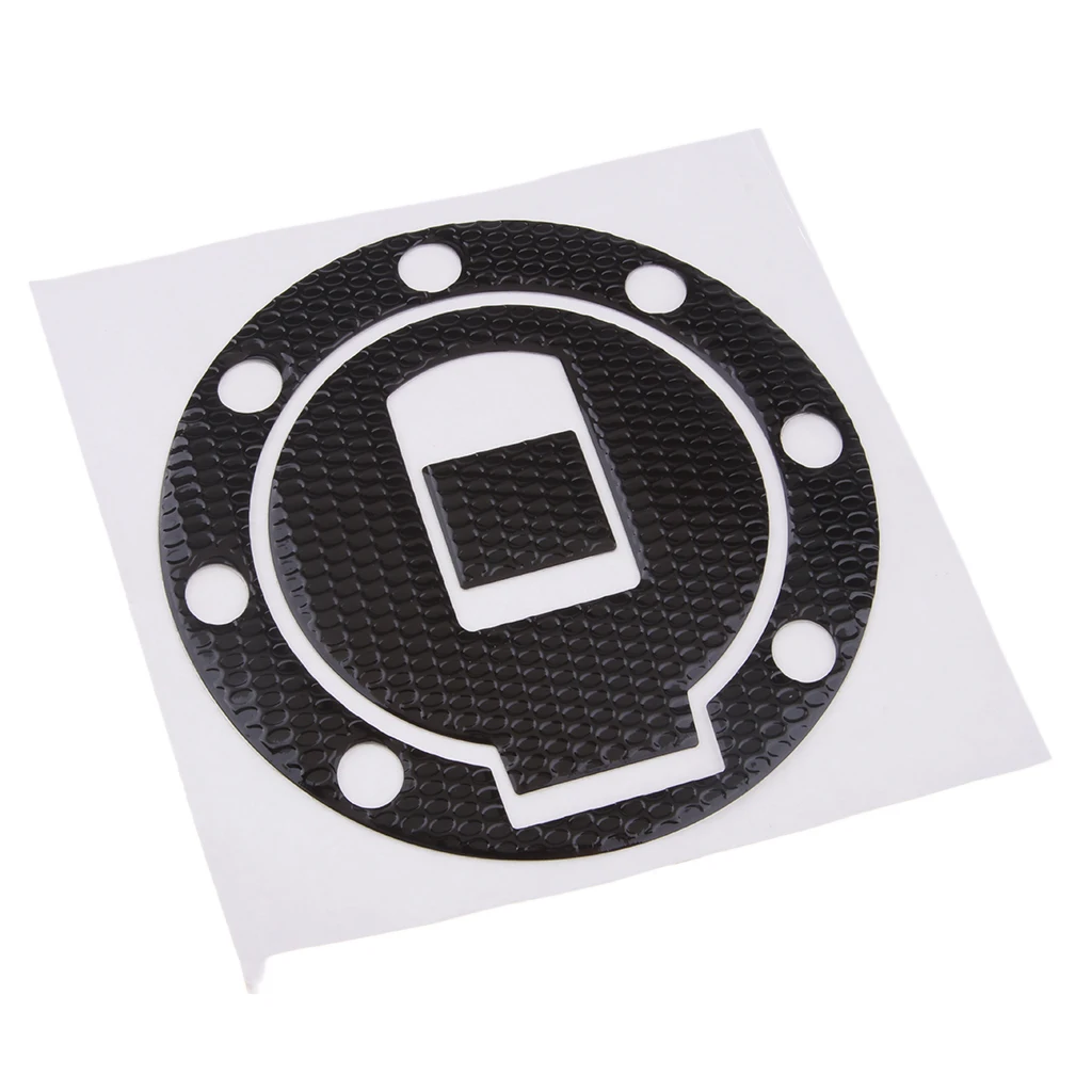 Black Gas Tank Fuel Cap Cover Protector Pad for Yamaha YZF R1/R6/FZ/FZR