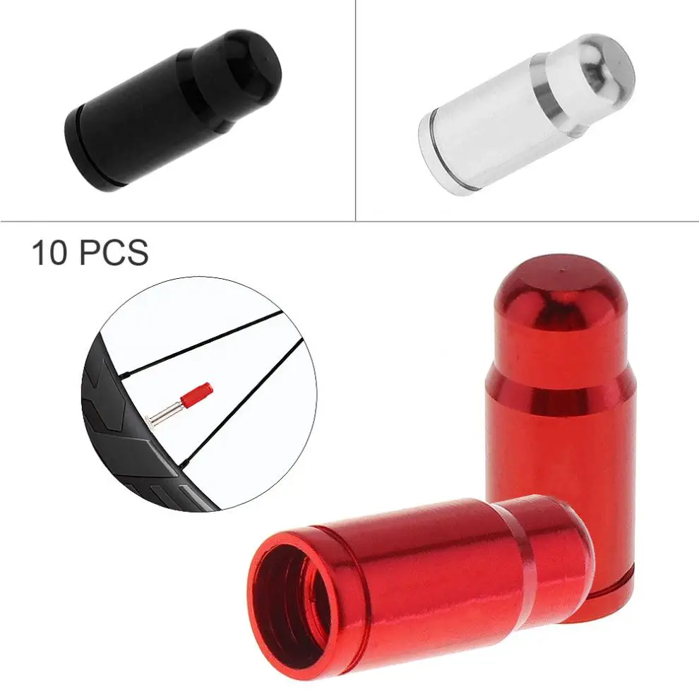 

10pcs/set Ultralight Aluminum Alloy Presta Valve Cap Bike Wheel Tire Covered Protector Valve for Bicycles