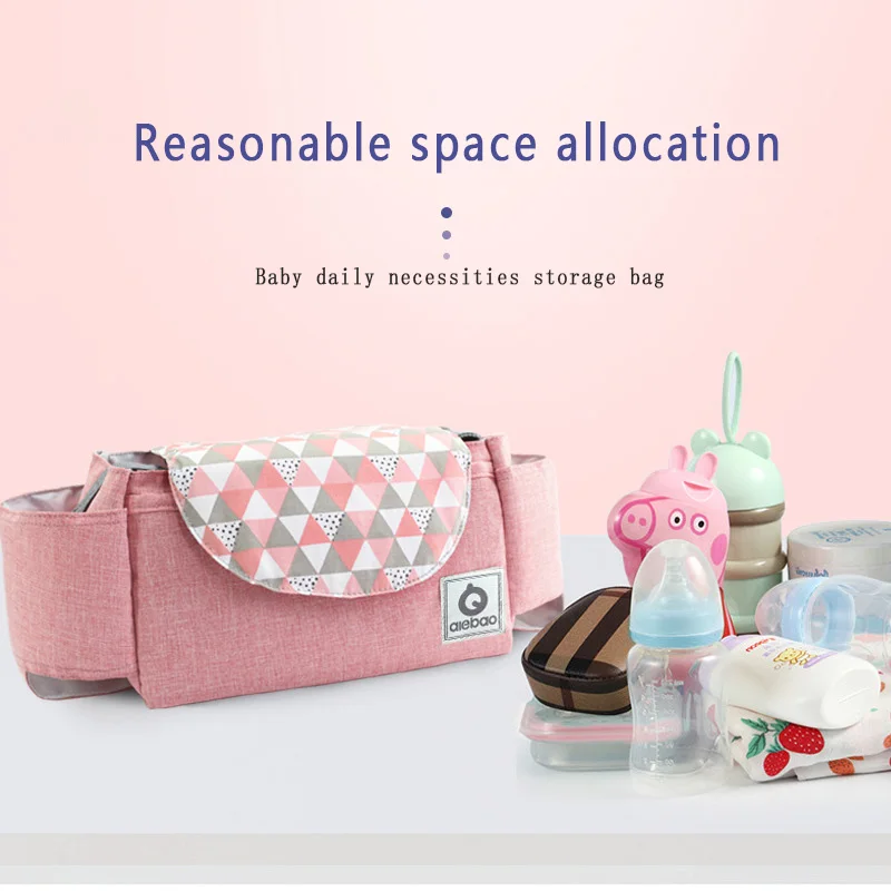 Stroller Organizer Bags Diaper Bag Stroller Bag Mommy Bag Diaper Baby Nappy Stroller Accessories Large Capacity Outdoor Travel Nappy Water Cup Holder