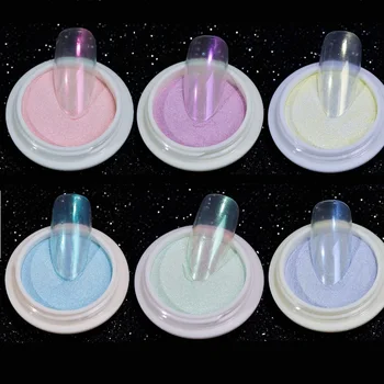 

Ice Transparent Mirror Glitter Powder Nail Dust Glitter Magic Dust Pigment Mermaid Powder UV Gel Manicure Nail Art Decorations
