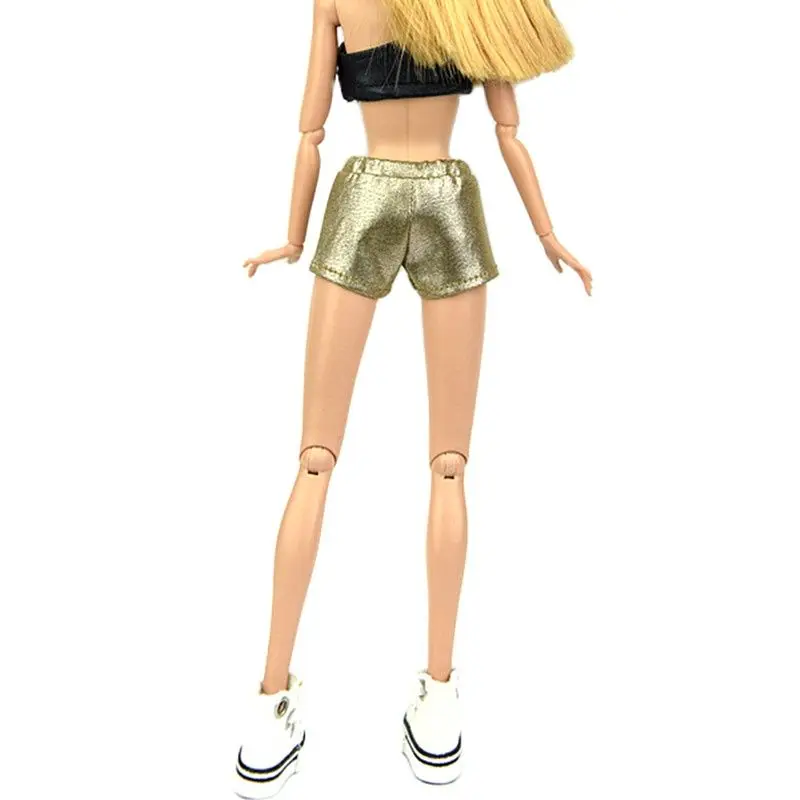 Golden Trousers Shorts for Barbie Blyth 1/6 MH CD FR SD Kurhn BJD Doll Clothes Accessories