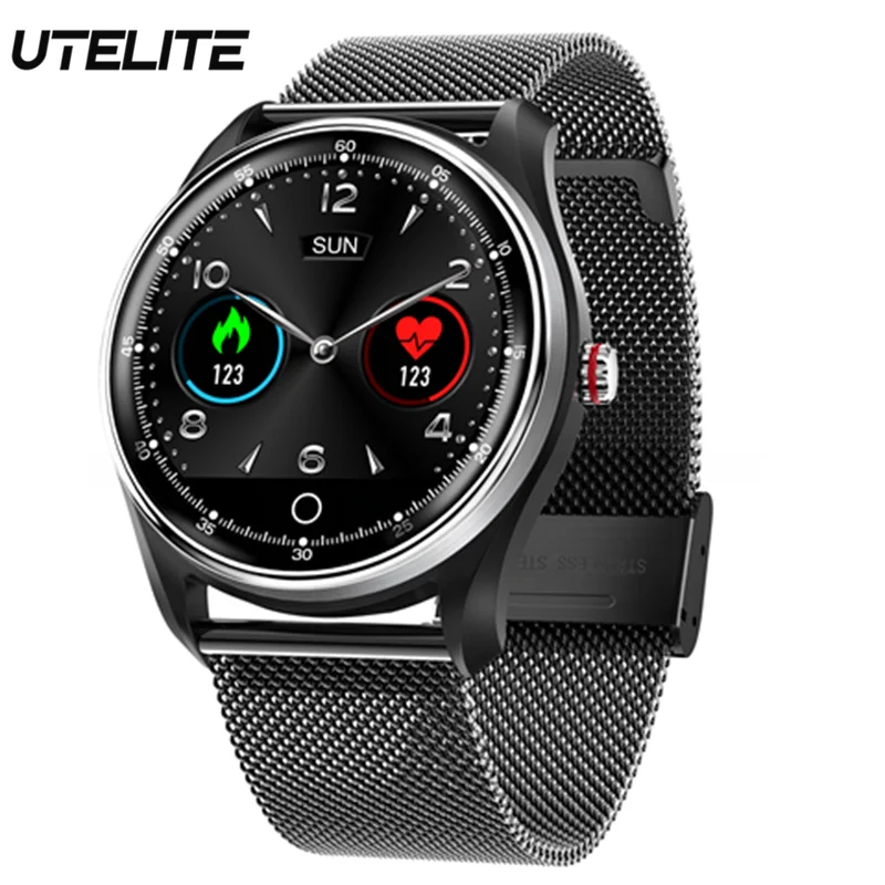 

UTELITE Smart Watch MX9 ECG PPG Heart Rate Blood Pressure Monitor Bracelet IP68 Waterproof Wristband Smart Clock for Men Women