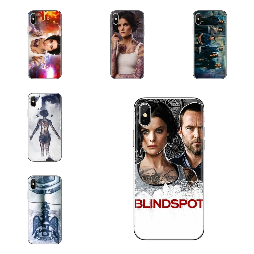 For iPod Touch Apple iPhone 4 4S 5 5S SE 5C 6 6S 7 8 X XR XS Plus MAX Transparent Soft Case Cover blindspot Blind Spot TV Poster |