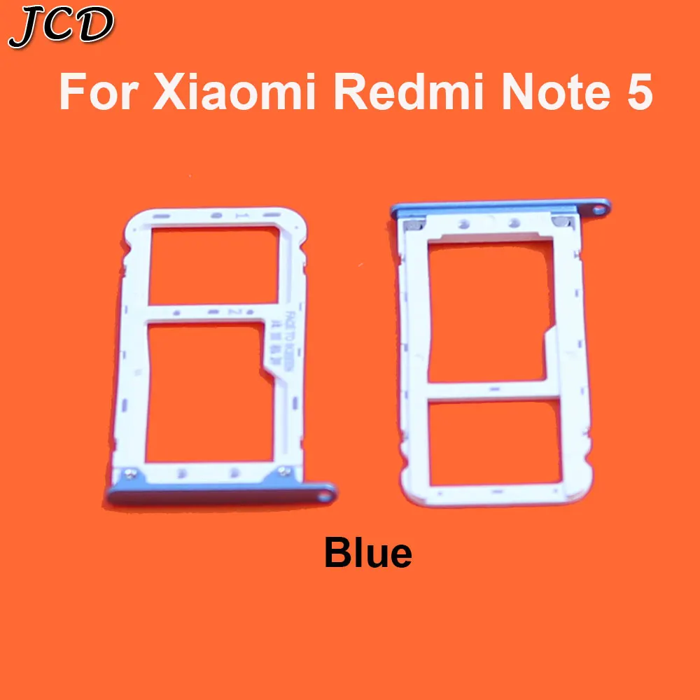 JCD для xiaomi redmi note5 note 5 слот для карт Micro Sim запасной отсек адаптеры черный розовое золото золотой синий