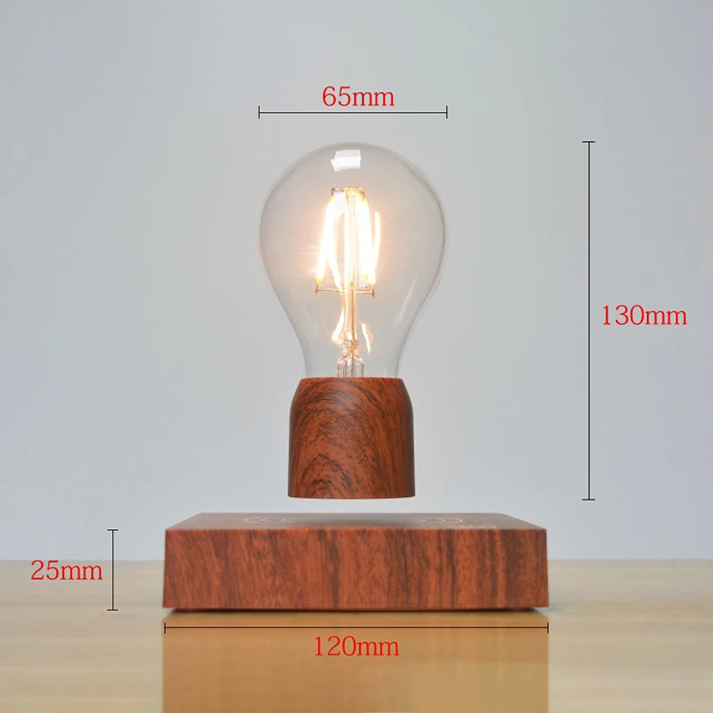 Newest EU Plug LED Magnetic Levitation Bulb Night Light Electronic Lamp Spoof Gift Hover Magic Sensor Home Office Decoration