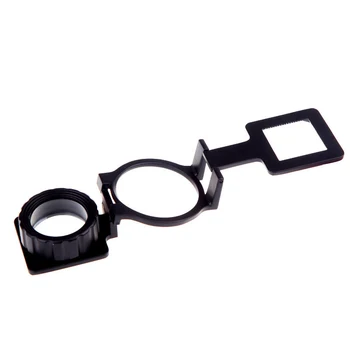 

FGHGF 10X30mm Full Mini Pocket Metal Linen Tester Loupe Folding Cloth Thread Counter Magnifier Lupa Magnifying Glass