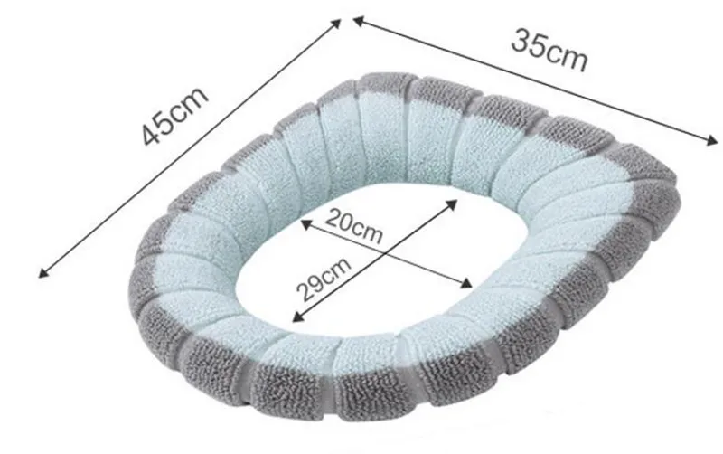 Универсальное теплое мягкое моющееся сиденье для унитаза Чехол коврик набор для домашнего декора коврик для унитаза чехол для сиденья Крышка для унитаза аксессуары