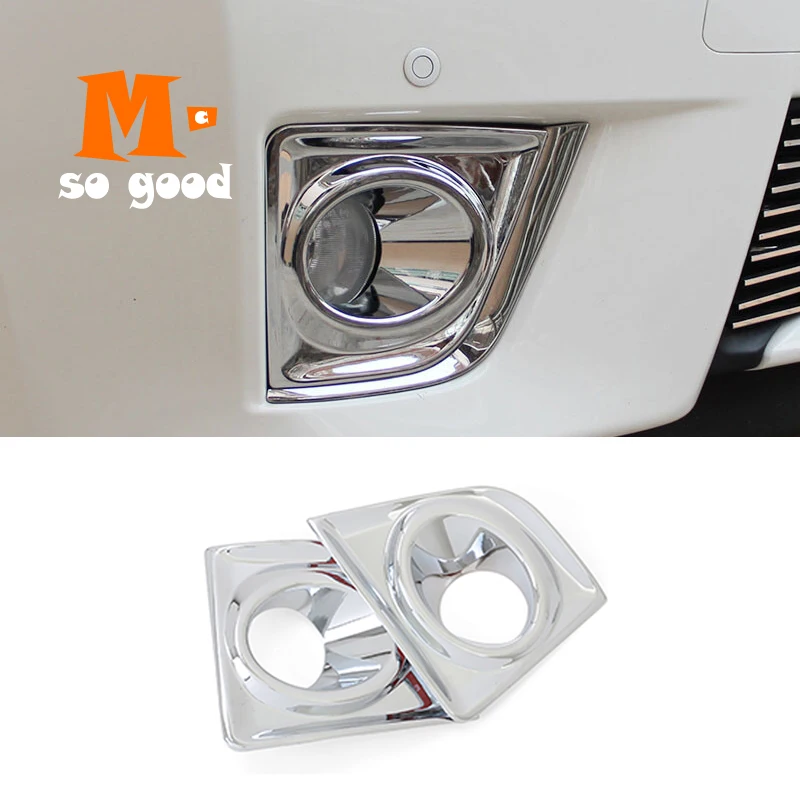 Fit for Toyota Corolla Altis 2014 2015 2016 2017 Chrome Front Fog Light Lamp Covers Trim Bezel Insert Car Exterior Accessories | Автомобили