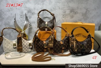 

Luxury Louis Vuitton LV- Leather Handbags Women Bags Designer Brand Women's Shoulder Bags Large Capacity Ladies Hand Bags L468