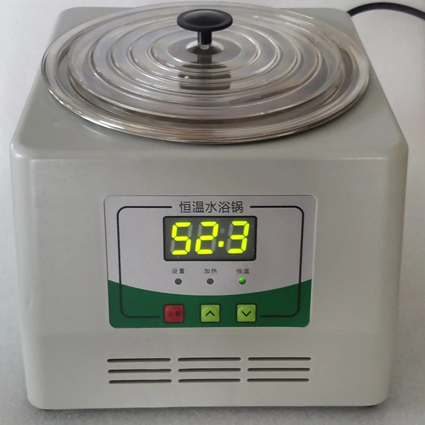 Digital thermostat water bath hot bath pot single hole microcomputer controlled laboratory water dental lab equipment HH-1 lab water bath