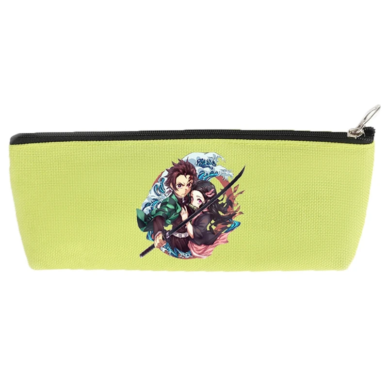 Demon Slayer: Kimetsu No Yaiba Kamado Tanjirou Kamado Nezuko косплей Холст Ручка Карандаш Чехол Коробка Сумка для хранения подарок