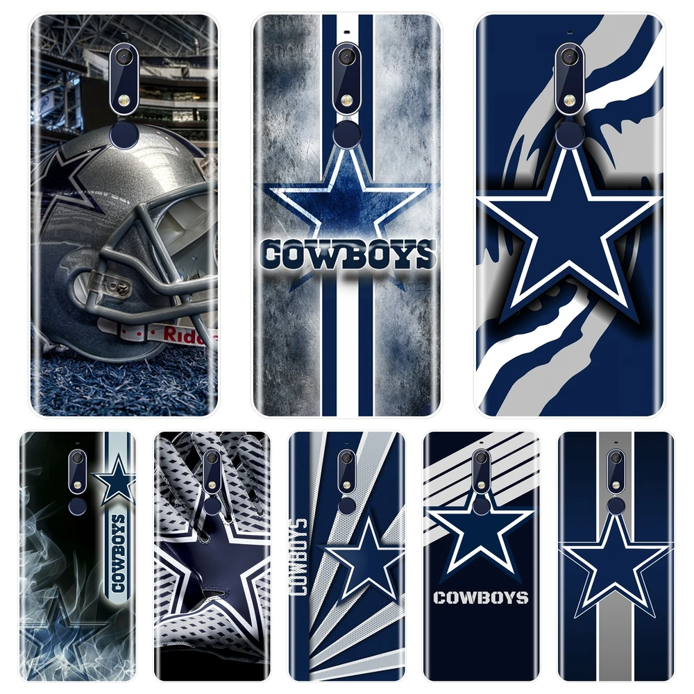 

TPU Dallas Cowboys American Phone Case For Nokia 2.1 3.1 5.1 6.1 7.1 Plus Soft Silicone Back Cover For Nokia 7.1 6.1 5.1 3.1 2.1