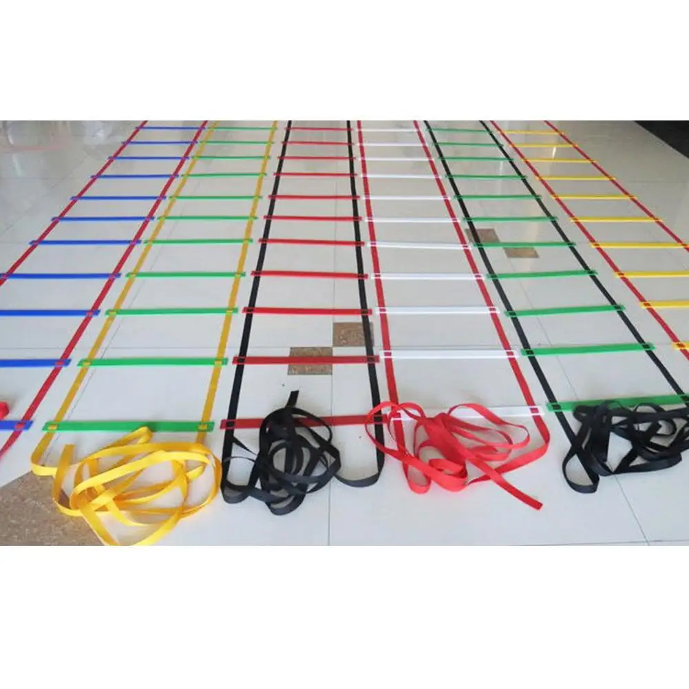 

6/12/16/20 Rung Nylon Straps Training Ladders Agility Speed Ladder For GYM Soccer Sports Speed Exercise Tools