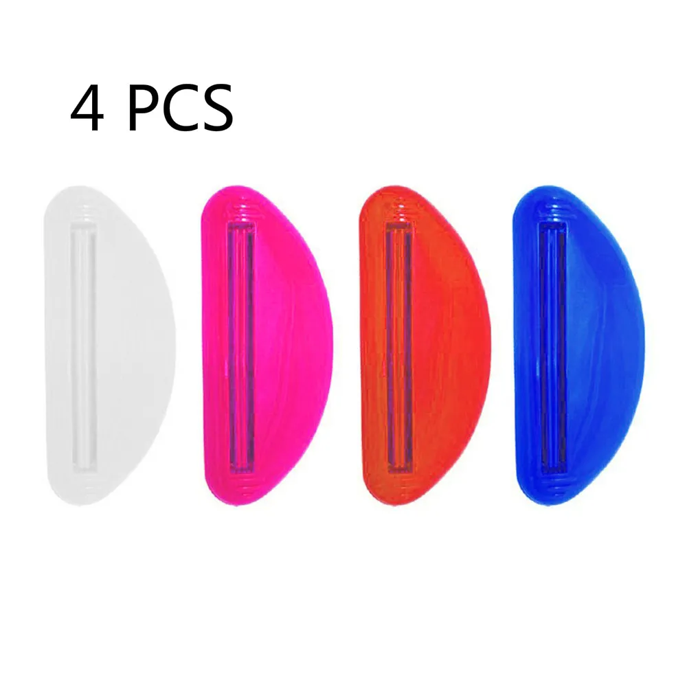 4pcs(Random) 1/4 предмета, Лидер продаж Ванная комната трубка дозатор зубной пасты Крем соковыжималка Главная трубопрокатный Держатель соковыжималка - Цвет: 4pcs(Random)