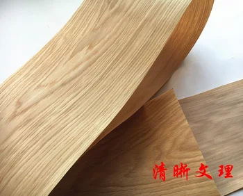 

5pcs L:2.5Meters Width:150mm Thickness:0.25mm White Oak Wood Veneer Speaker Furniture Veneer
