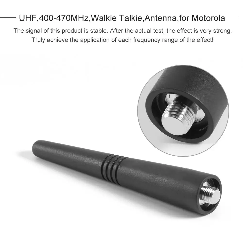Artículo caliente Antena UHF de 400-470MHz para walkie-talkie, 9cm, para Motorola GP68, GP88S, GP2000, GP300, GP3688, GP328, Etc, Radio de dos vías Zn7mze5rwGl