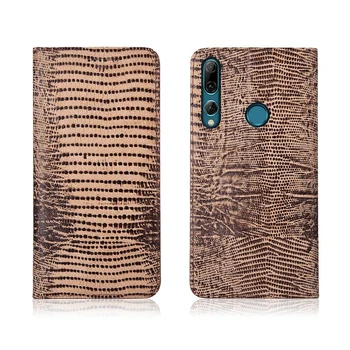 

Lizard Pattern Genuine Leather Phone Case Funda For Huawei Enjoy 8 Plus/Enjoy 7 Plus Phone Cover Coque Card Slot Holder Capas