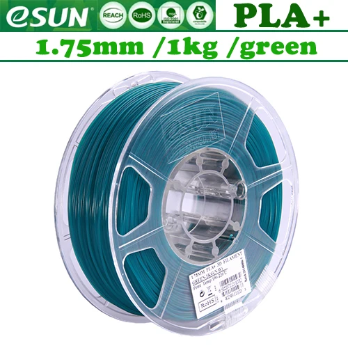 Нить для 3d принтера ESUN PETG PLA нейлоновая нить 1,75 мм 1 кг 340 м/много цветов/RU - Цвет: (PLA PRO) Green