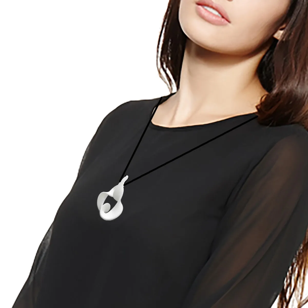 3D Printed Jewelry Rhythm Elegant Modeling Pendant Jewelry Necklace Accessories
