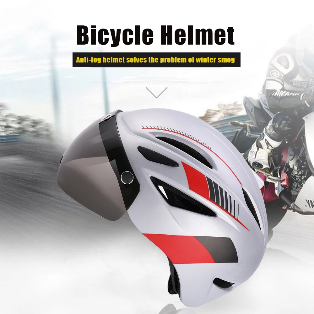 

Adults Bicycle Helmet Urban Utility Commuter Road Racing Cycling Bike Detachable Visor/LED Taillight Skateboard BMX Helmet