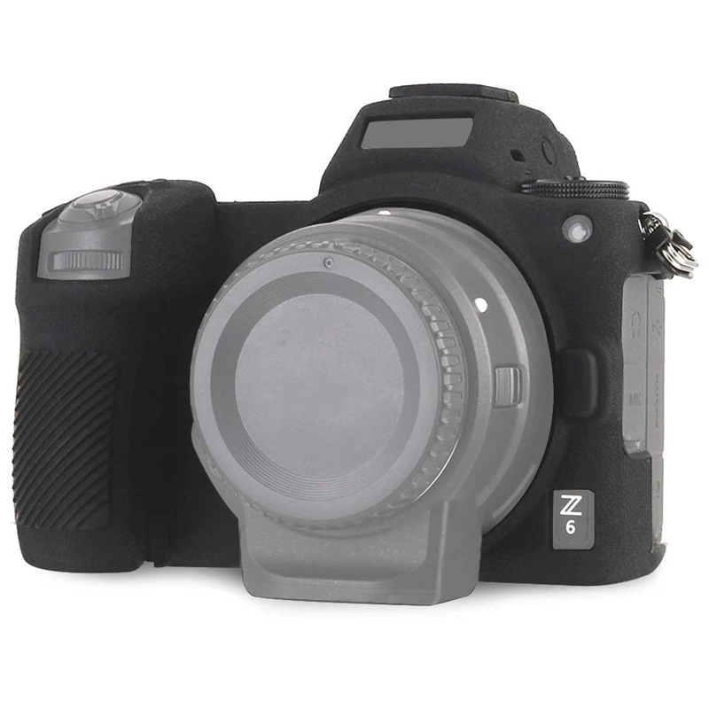 Силиконовый резиновый чехол для камеры для Nikon Z6 Z7 съемный противоударный защитный резиновый чехол с защитой от царапин