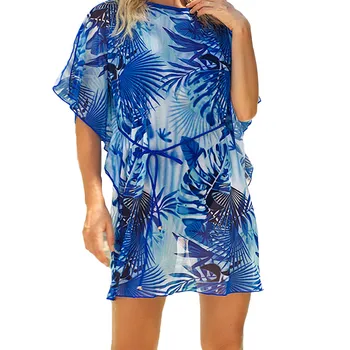 

New Summer Cover Up Swimwear Sheer See-through Beach Dresses Women Bikini Cover Up Female Swiming Sundress Saida De Praia Pareos