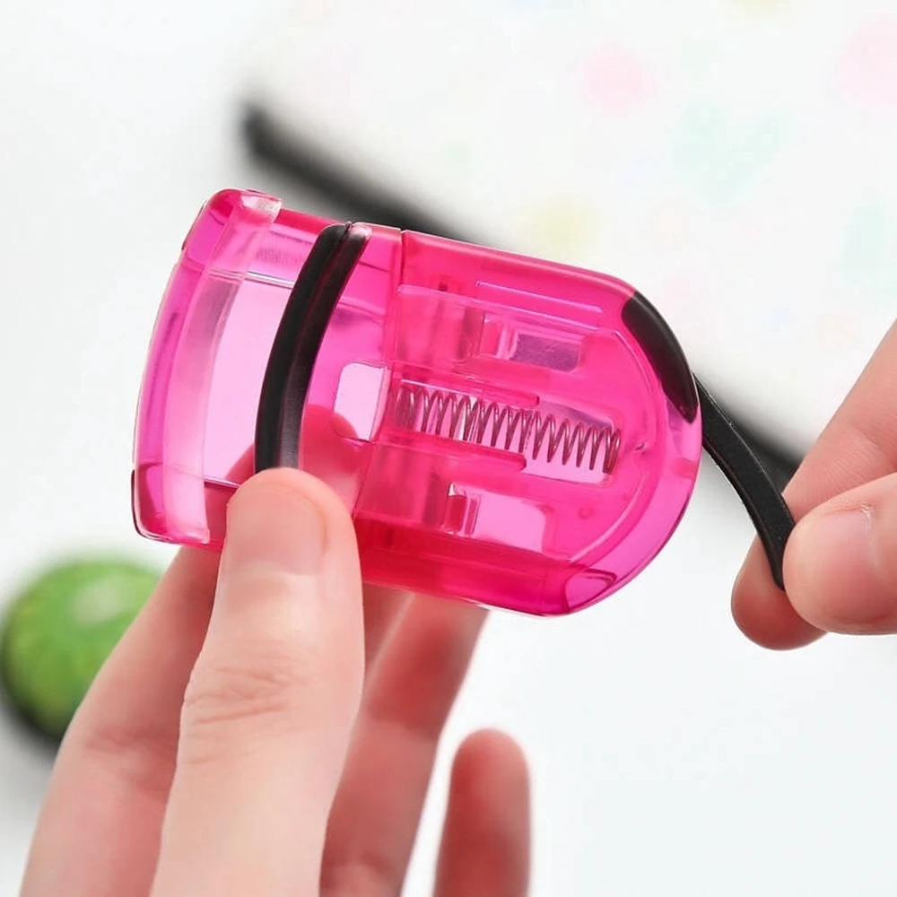 Mini Transparent Portable Curling Eyelash Eye Lashes Curler Manual Women Makeup Tools